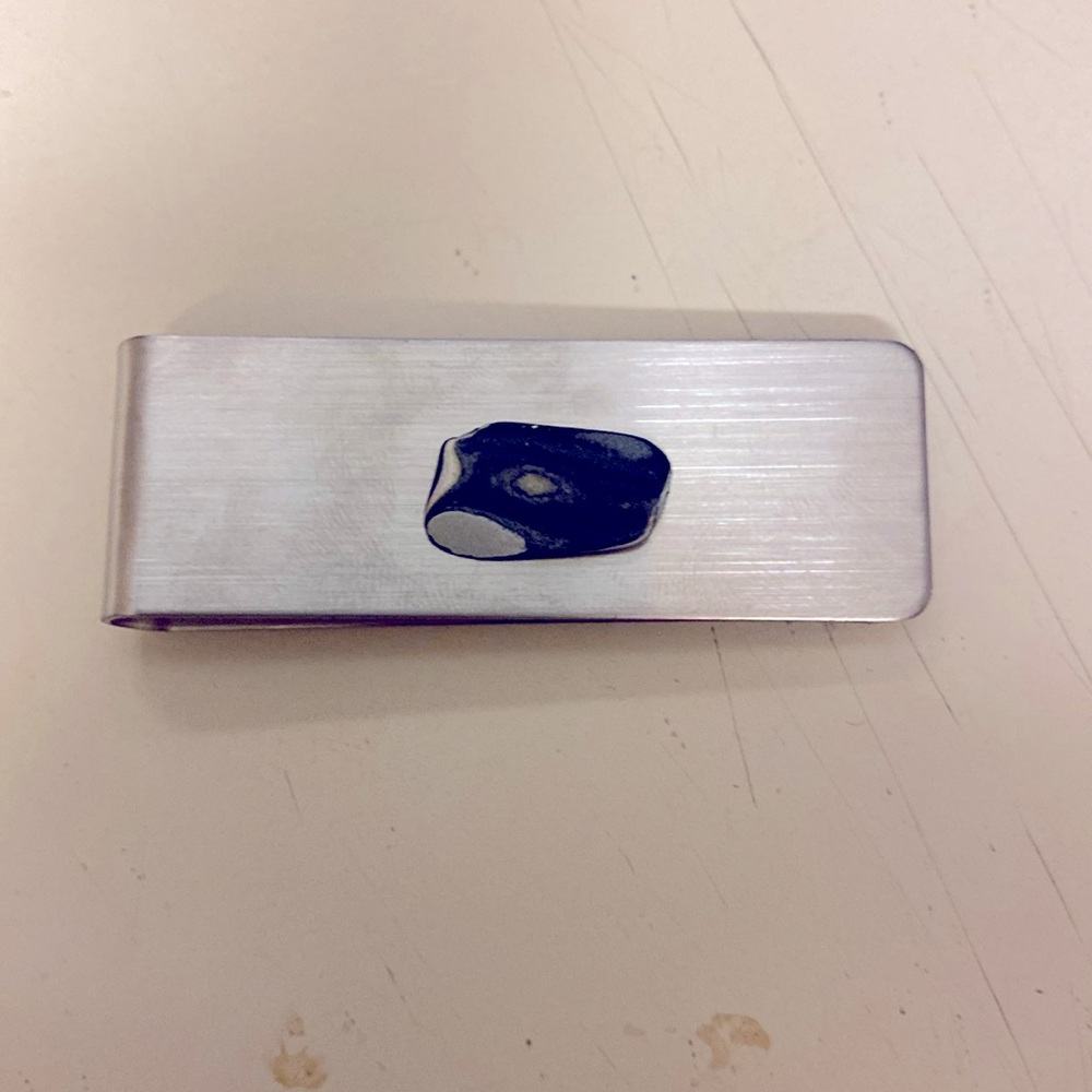 Fordite money clip
